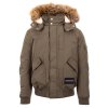 CK75 Calvin Klein pánská zimní bunda khaki (1)
