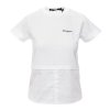 KL132 Karl Lagerfeld dámské tričko Fabric Mix bílé (1)