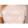 Karl Lagerfeld dámské tričko růžové (Velikost L)