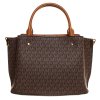 MK229 Michael Kors dámská kabelka Arielle hnědá s monogramy (3)