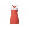 Tenisové šaty Amplify Dress - White, Black, Hot Coral