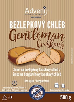 Gentleman - směs na bezlepkový KVÁSKOVÝ chléb!