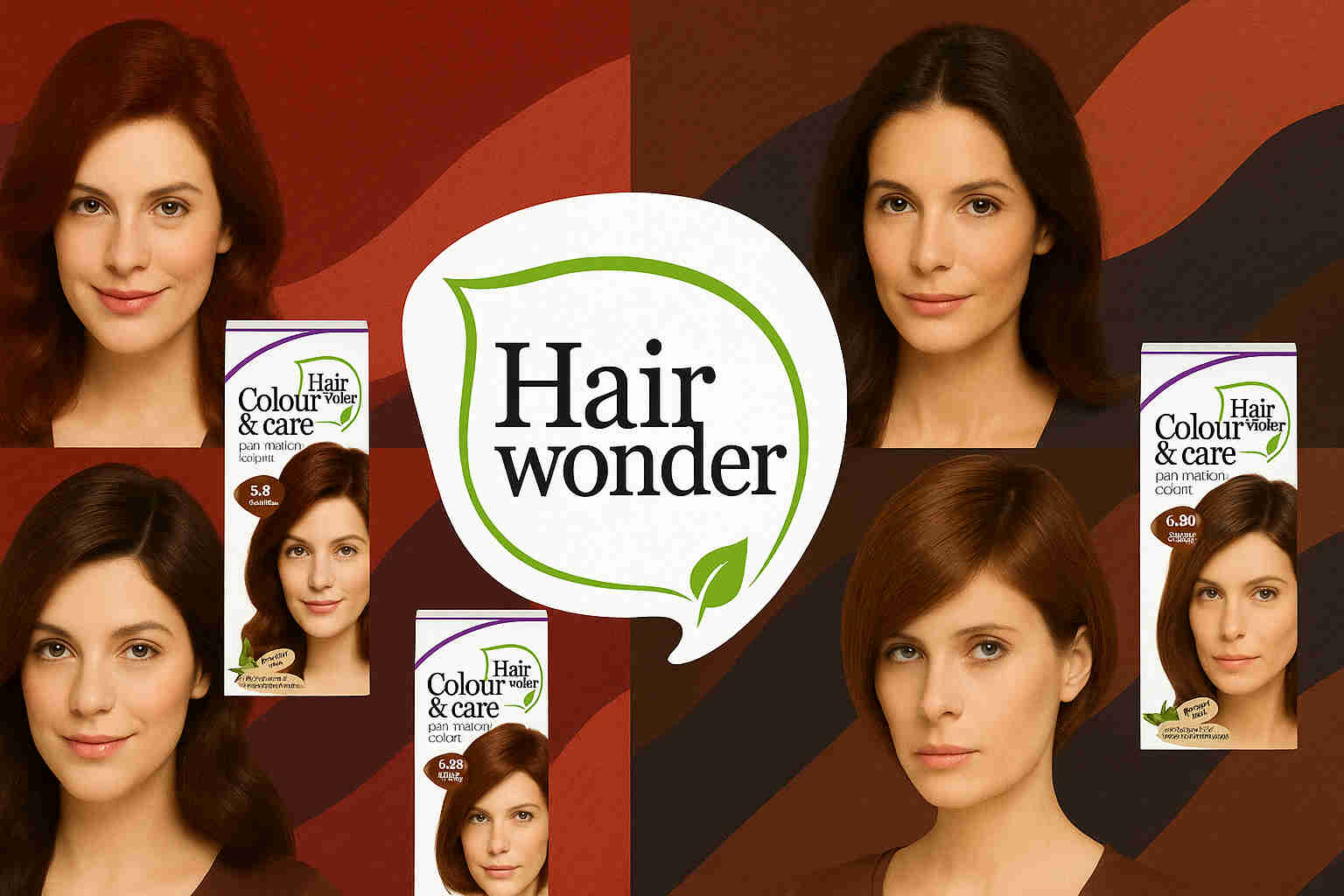 SLEVA 22 % na dlouhotrvající barvy na vlasy značky Hairwonder