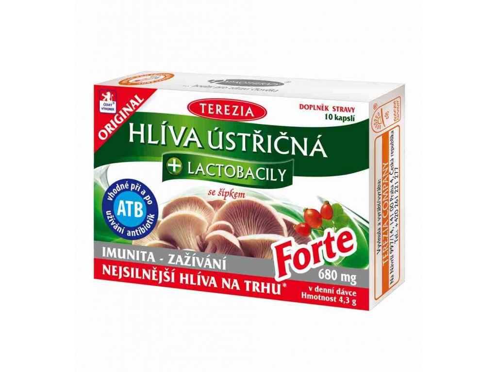 Hlíva ústřičná a probiotika = ideální spojení pro posílení organizmu