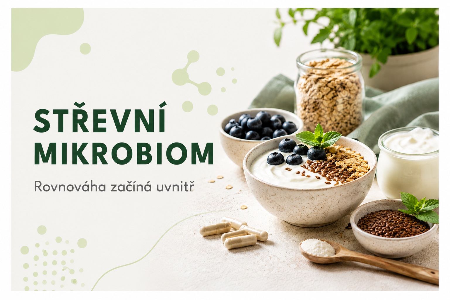 Střevní mikrobiom: jak podpořit trávení a přirozenou rovnováhu