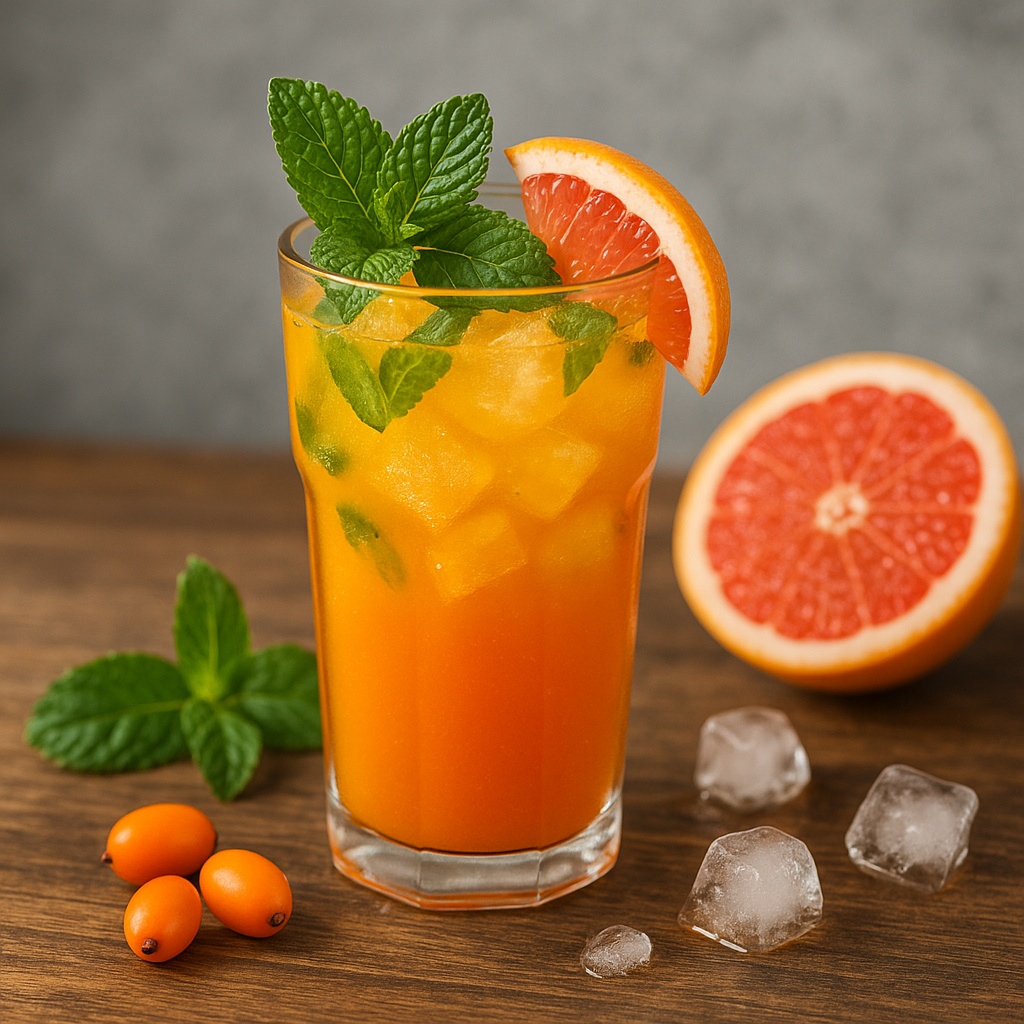 Osvěžující vitamínový drink s betakarotenem