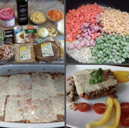 Vyzkoušejte zapečenou pohanku.