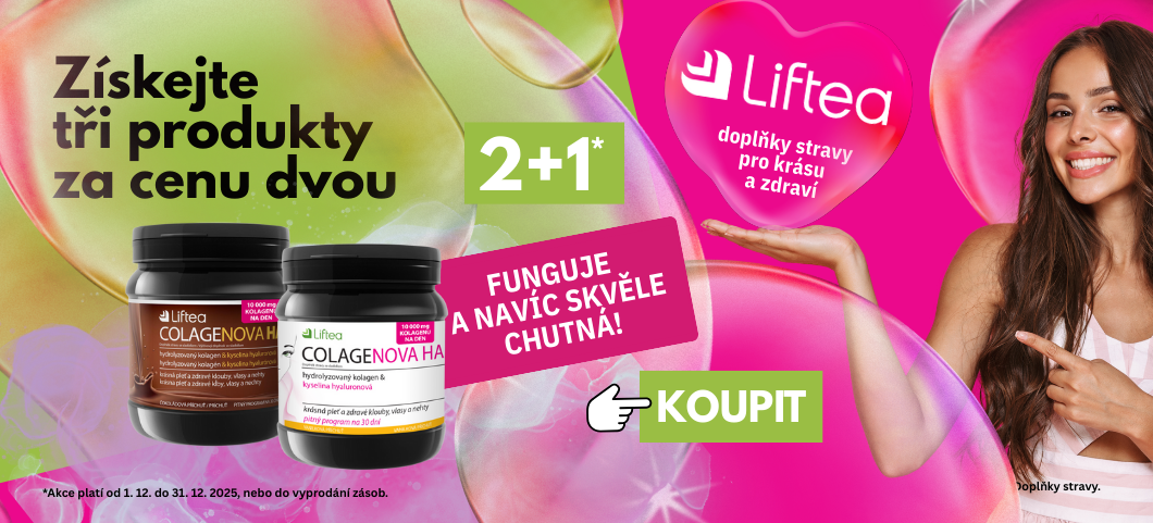 Akce 2+1 zdarma Liftea Colagenova