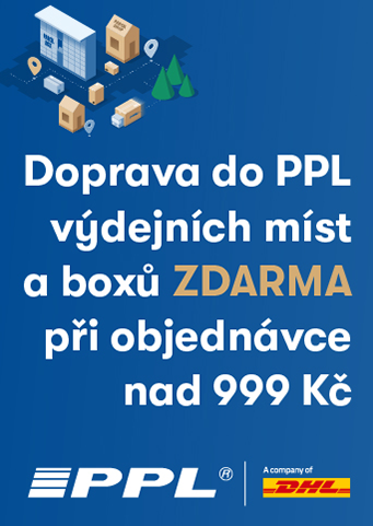 Doprava přes PPL za 49 Kč – nebo ZDARMA při nákupu nad 999 Kč