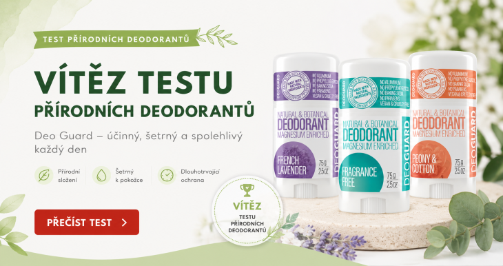 Velké srovnání přírodních deodorantů: Který funguje nejlépe?