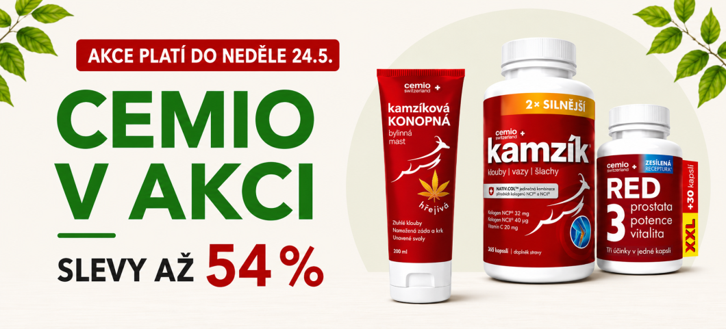 Cemio v akci - slevy až 54%