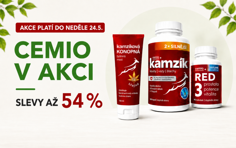Cemio v akci - slevy až 54%