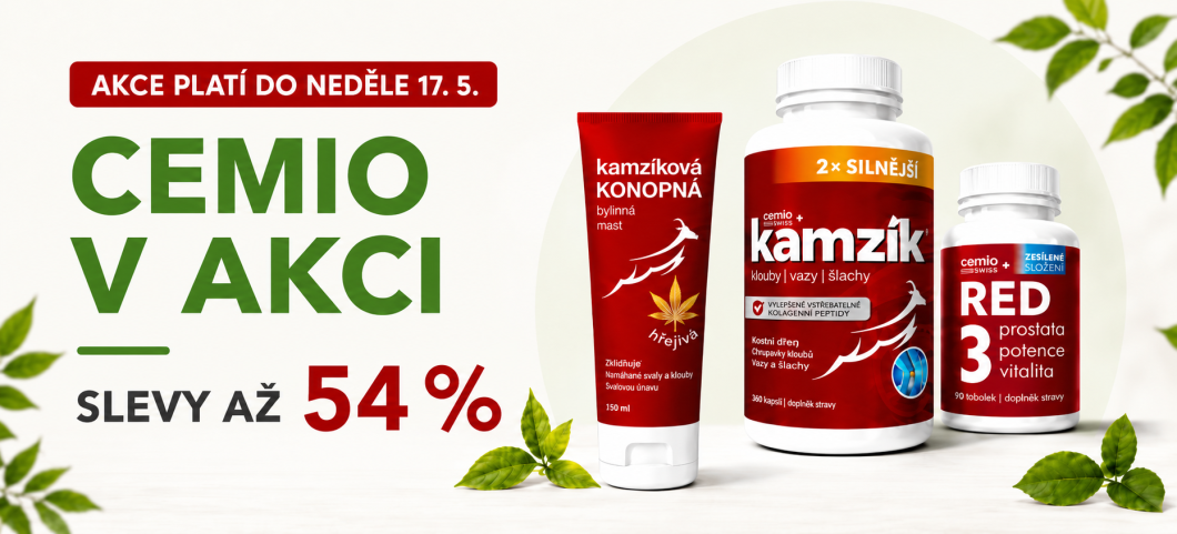 Cemio v akci - slevy až 54%