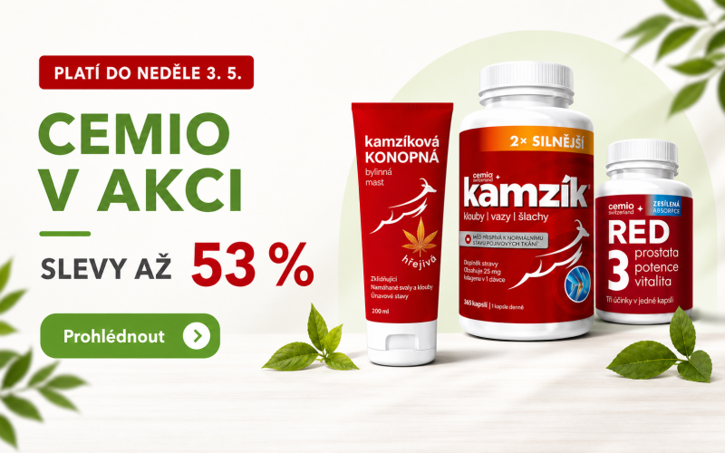 Cemio v akci - slevy až 53%