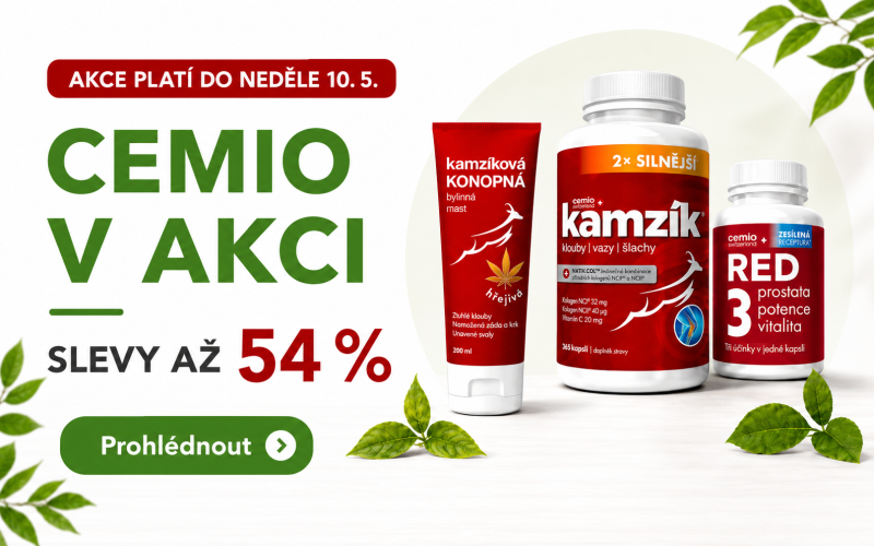 Cemio v akci - slevy až 54%