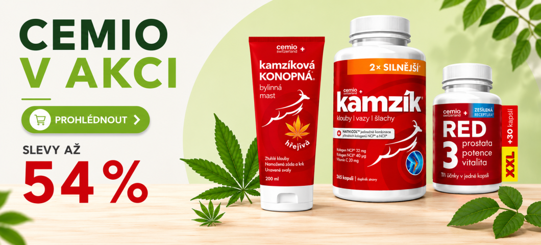 Cemio v akci - slevy až 54%