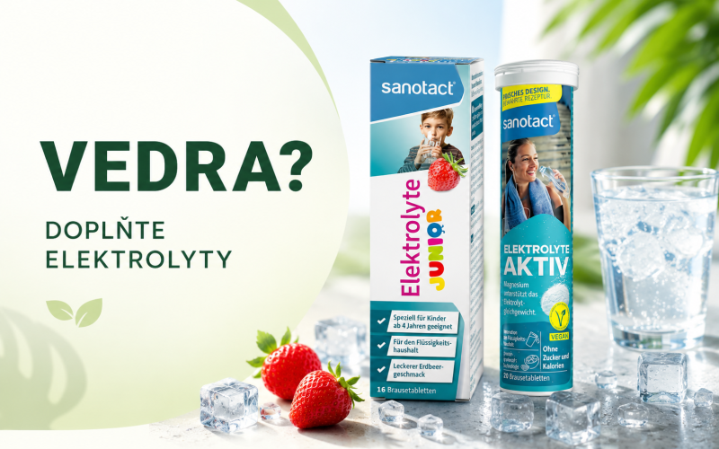 VEDRA? Doplňte elektrolyty!