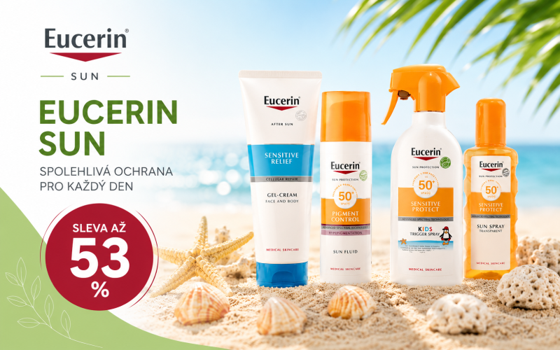 Eucerin SUN - sleva až 53%
