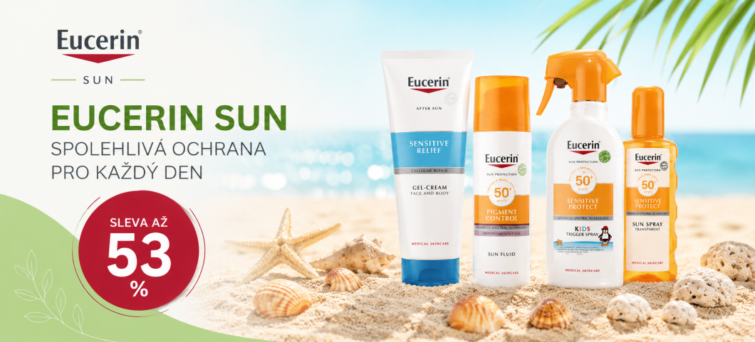 Eucerin SUN - sleva až 53%