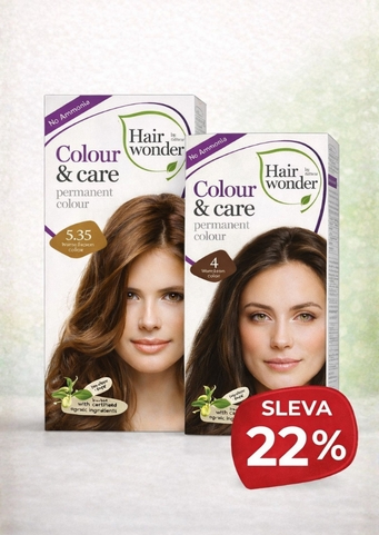 Sleva 22 % na barvy na vlasy Hairwonder