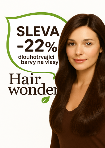 Sleva 22 % na barvy na vlasy Hairwonder