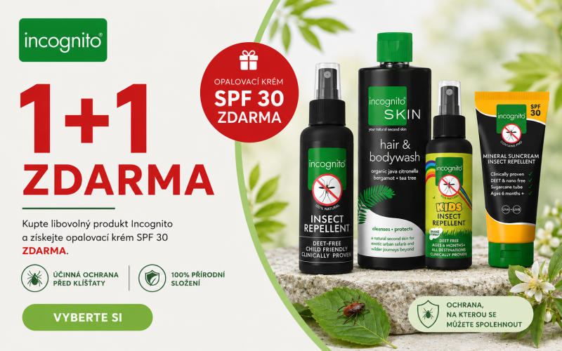 Repelenty 1+1 zdarma