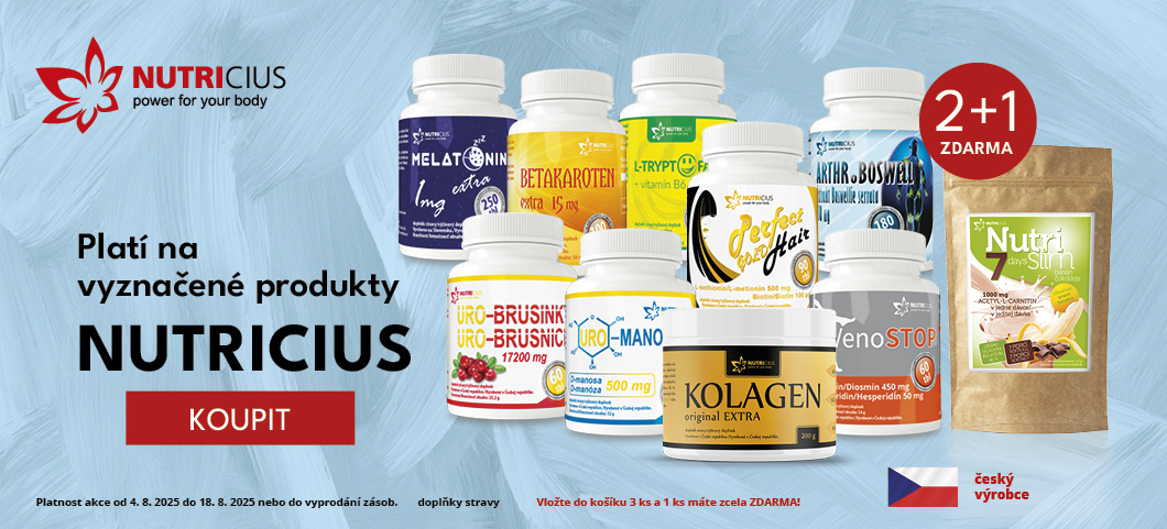 Akce - Nutricius 2+1 zdarma