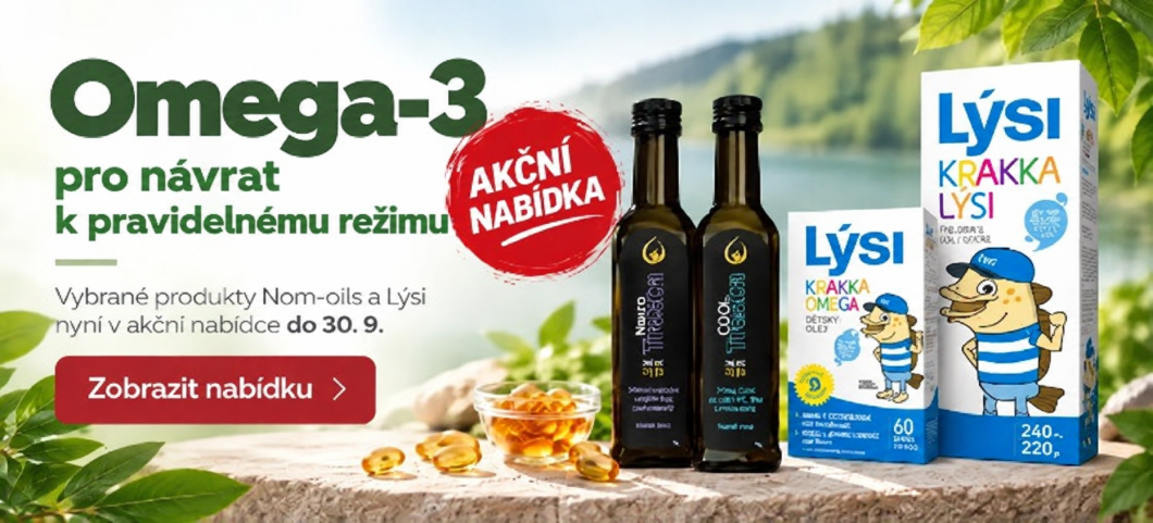 Omega-3 v akční nabídce na začátek školního roku