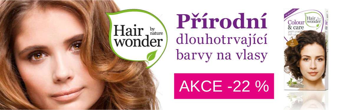 SLEVA 22 % na dlouhotrvající barvy na vlasy značky Hairwonder
