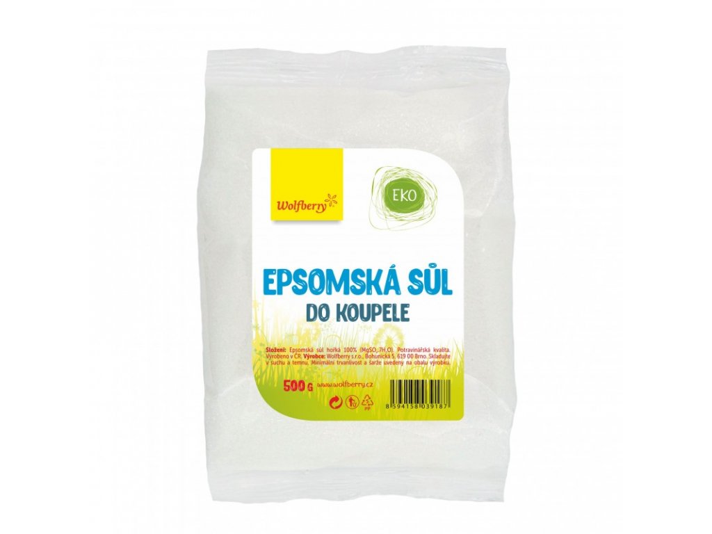 Wolfberry Epsomská sůl do koupele 500 g