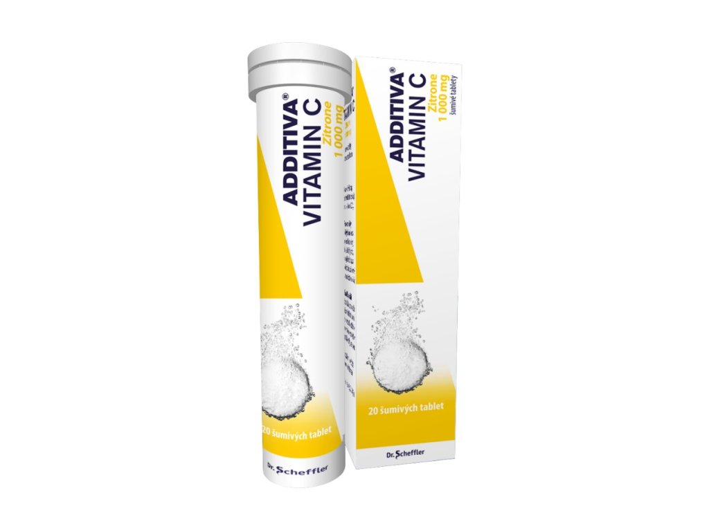 Additiva Vitamin C Citron 20 Tbl