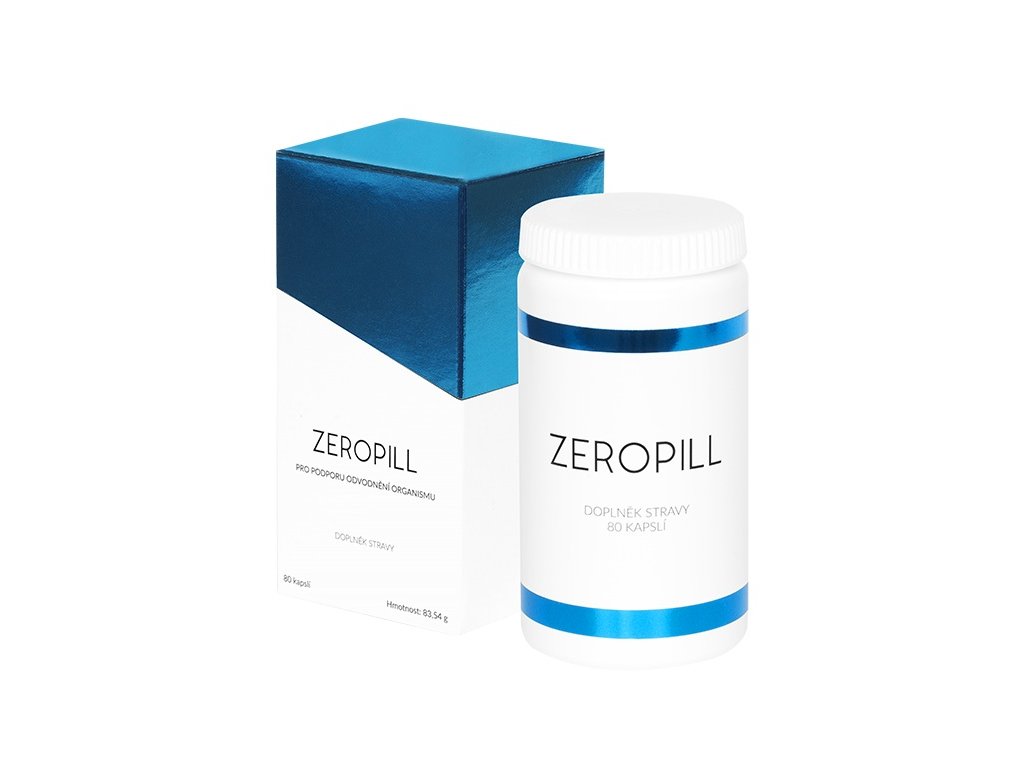 Zeropill pro podporu odvodnění organismu 20 denní kúra, 80 kapslí