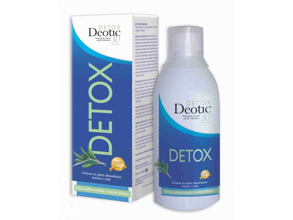 Detox Deotic 30 - Kúra pro úplnou detoxikaci těla 500 ml