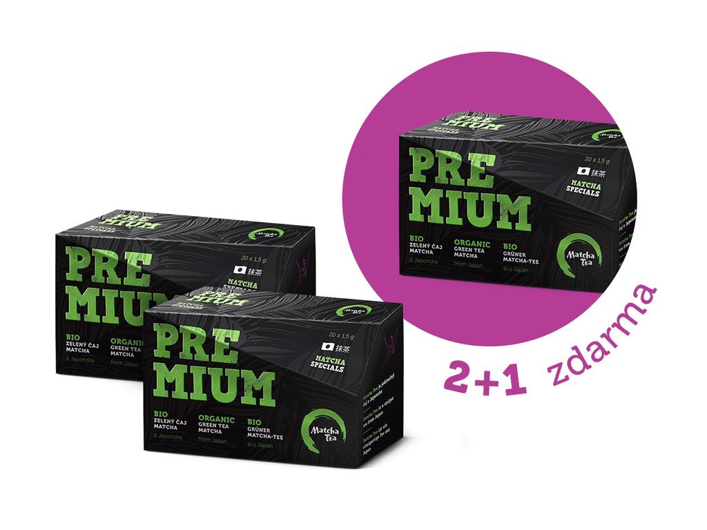 Matcha Tea BIO Premium 2+1 ZDARMA