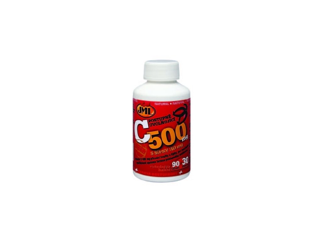 JML Vitamin C-500 mg 90 tbl. + 30 tbl. ZDARMA