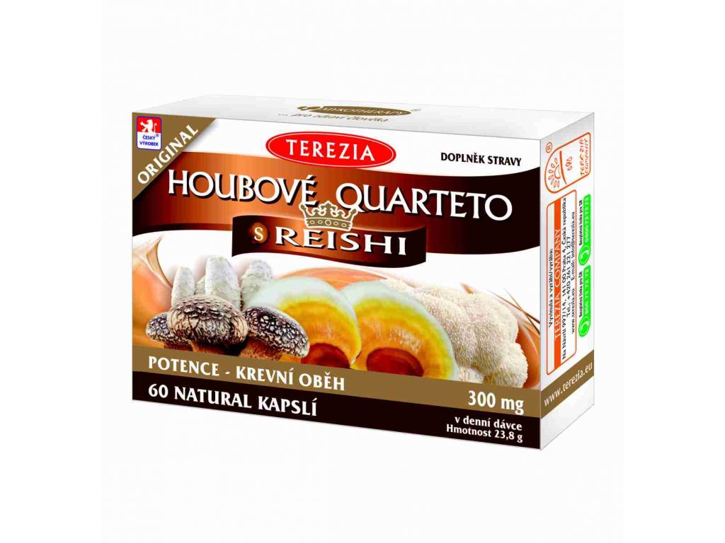 Terezia Company Houbové Quarteto s reishi 60 kapslí