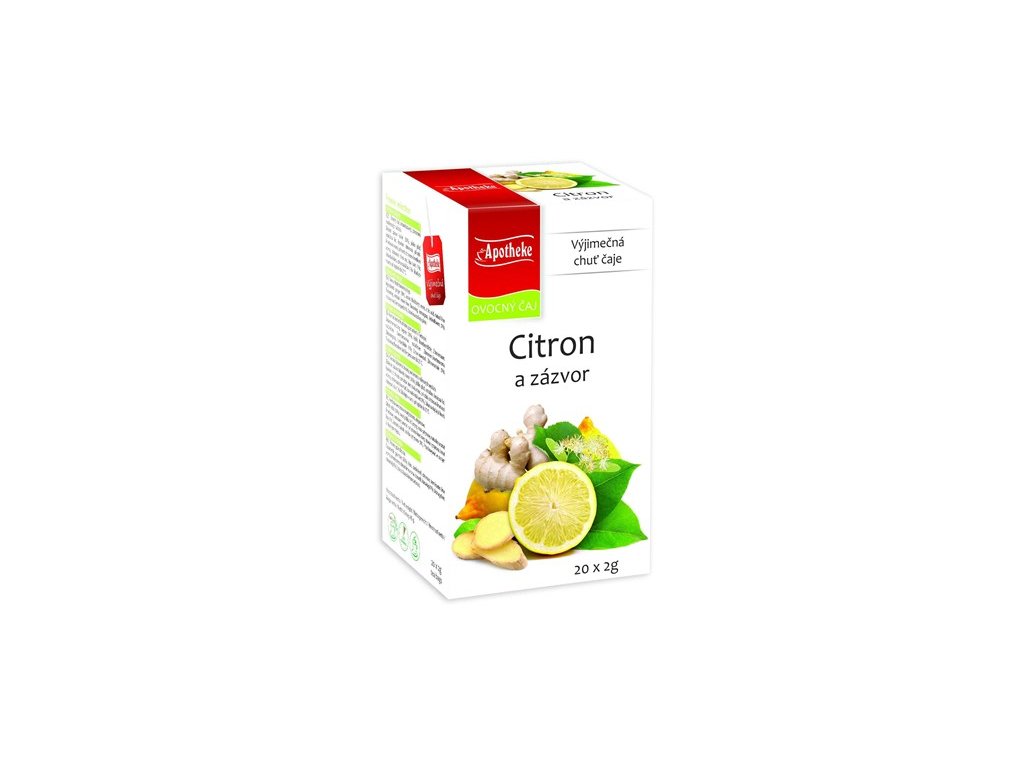 Apotheke Citron a zázvor 20x2g - MJ-KrasaZdravi.cz