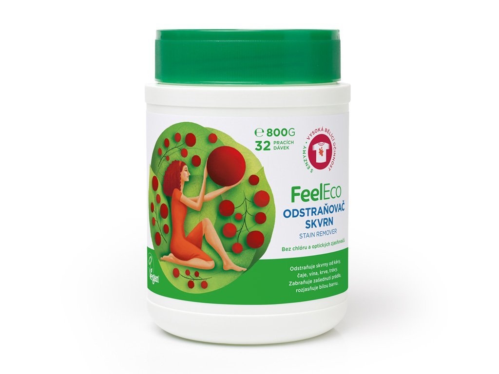 Feel Eco Odstraňovač skvrn a bělící prostředek 800 g
