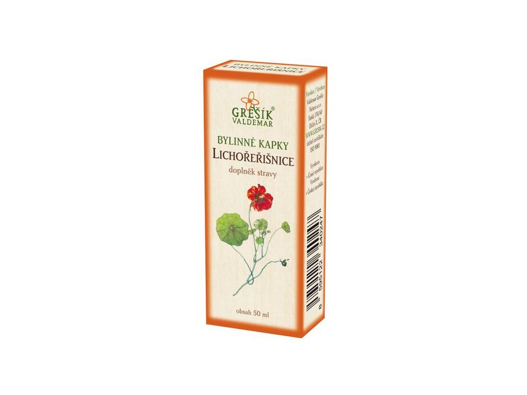Grešík Lichořeřišnice bylinné kapky 50 ml