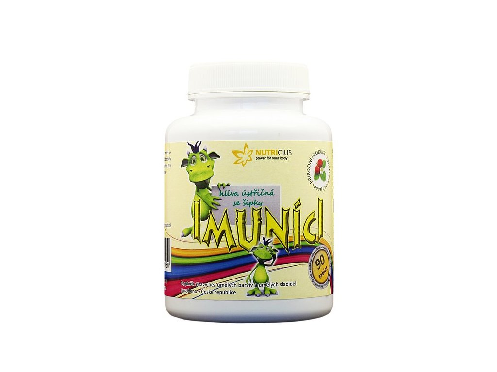 Nutricius Imunící - hlíva ústřičná se šípky 90 tbl.