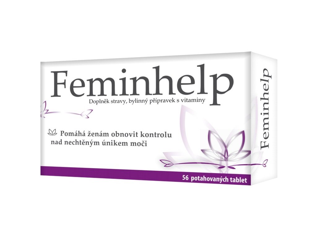 Feminhelp - přípravek pro kontrolu úniku moči 56 tbl.