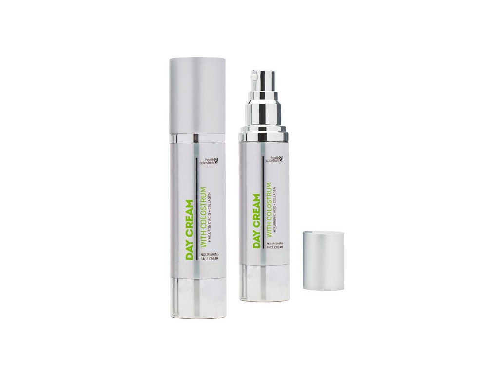 Denní krém s bio colostrem, kyselinou hyaluronovou a kolagenem 50 ml