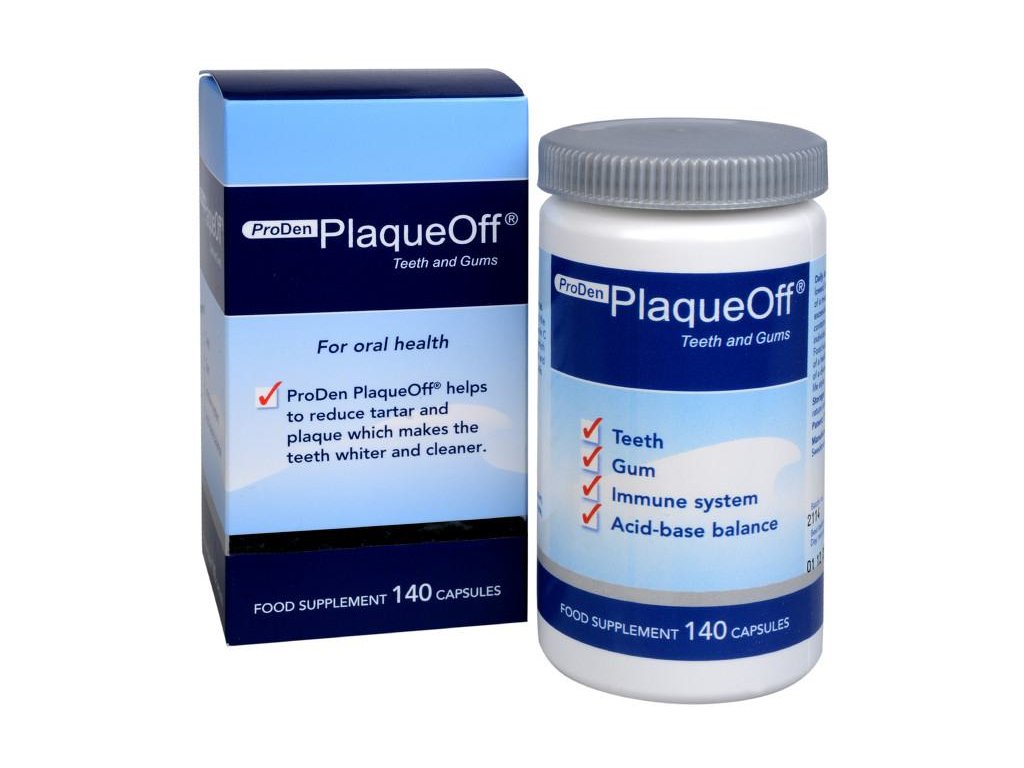 PlaqueOff® Teeth and Gums 140 kapslí