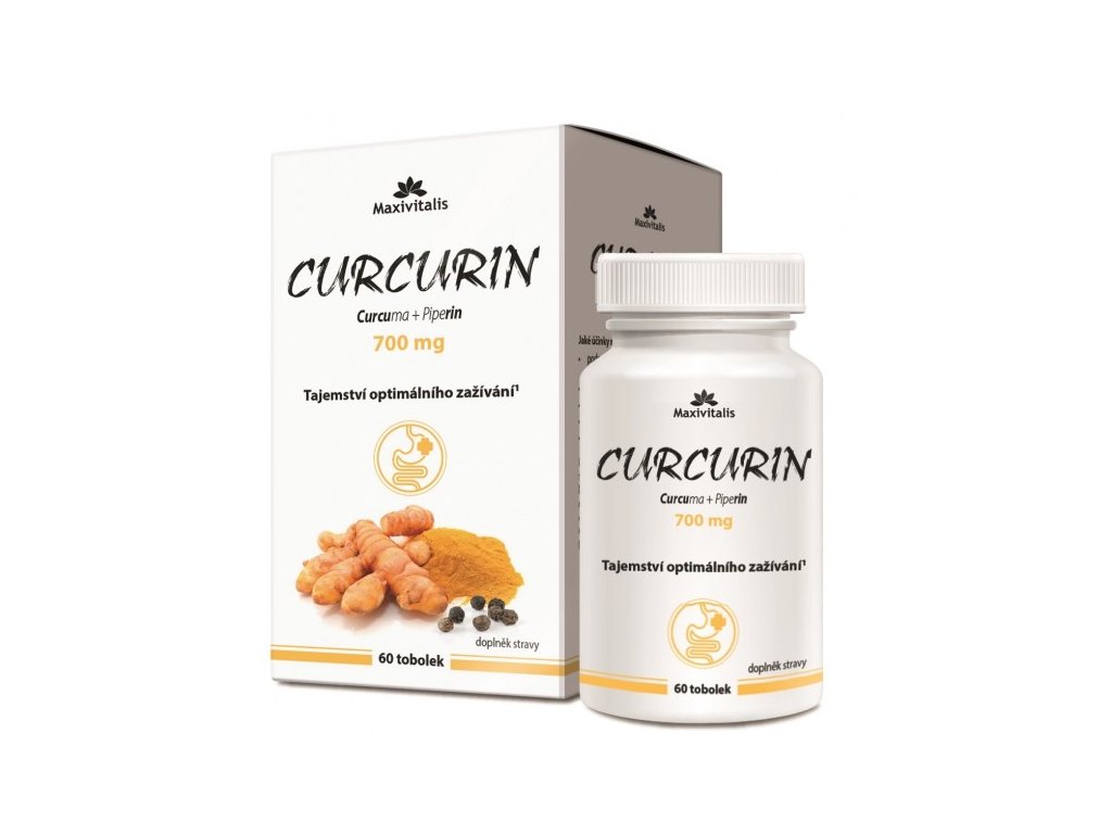 Maxivitalis Curcurin (Curcuma + Piperin) 700 mg 60 tob.