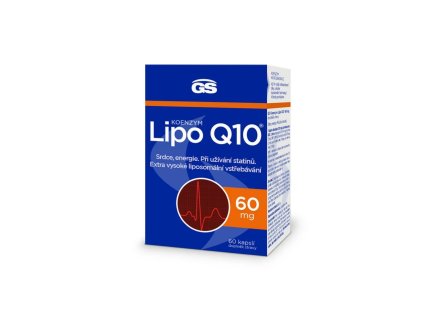 GS Koenzym Lipo Q10 60mg 60 kapslí