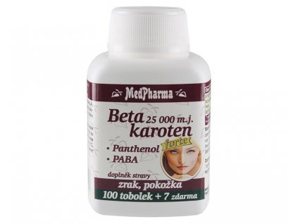 beta karoten 25 000 m j panthenol paba 100 tob 7 tob zdarma