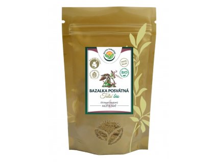tulsi bazalka posvatna mleta BIO zlaty sacek custom
