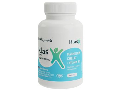 Klas Magnésium chelát + Vitamín B6 90 tbl.