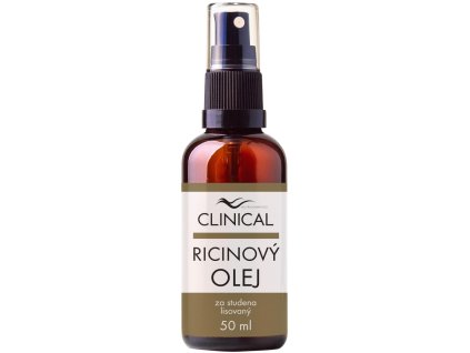 clinical ricinovy olej za studena lisovany 50ml