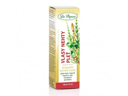  Vlasy – nehty – pleť bylinné kapky 50 ml
